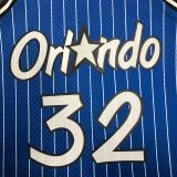 1994/95 Magic ONEAL #32 Blue Retro NBA Jerseys 热压