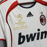 2006/07 AC Milan Away White Retro Soccer Jersey