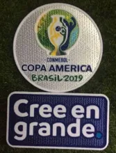 COPA AMERICA 2019 + Cree en grande Patch 美洲杯章2019 +Cree en grande (You can buy it Or tell me to print it on the Jersey )