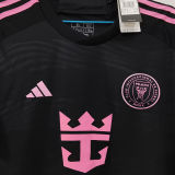 2023/24 Inter Miami 1:1 Quality Away Black Fans Jersey 胸前新广告