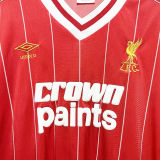 1981/82 LFC Home Red Retro Soccer Jersey
