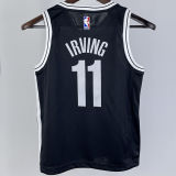 Nets IRVING #11 Bkacl Kids NBA Jersey 热压