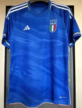2023/24 Italy 1:1 Quality Home Blue Fans Soccer Jersey
