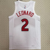 Toronto Raptors LEONARO #2 White Home NBA Jerseys