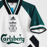 1993/95 LFC Away White Green Retro Soccer Jersey