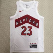 Toronto Raptors VANVLEET #23 White Home NBA Jerseys