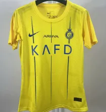 2023/24 Al Nassr Home Yellow Women Soccer Jersey 女