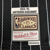 1994/95 Magic HARDAWAY #1 Black Retro NBA Jerseys 热压