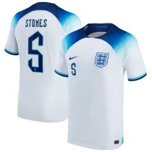 STONES #5 England Home 1:1 White Fans Jersey 2022/23 ★★