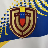 2024/25 Venezuela Away White Fans Soccer Jersey