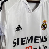 2004-2005 RM White Home Retro Soccer Jersey