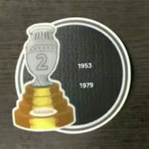 COPA AMERICA 2 Cup Patch 1953,1979 Paraguay Jersey 2字杯美洲杯巴拉圭专用