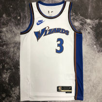 Wizards BEAL #3 White Retro NBA Jerseys