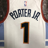 Nuggets PORTER JR. #1 City Edition Off White NBA Jerseys