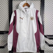 2023/24 Man City White Windbreaker