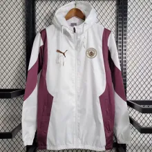 2023/24 Man City White Windbreaker