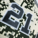 2013/14 Spurs DUNCAN #21 Camo Retro NBA Jerseys 热压