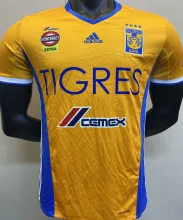 2016/17 Tigres Third Home Yellow Retro Soccer Jersey