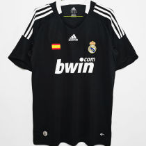 2008/09 RM Away Black Retro Soccer Jersey