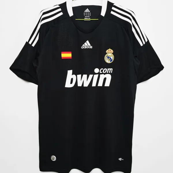 2008/09 RM Away Black Retro Soccer Jersey