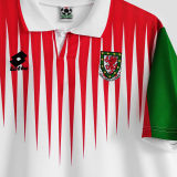 1996/1998 Wales Away White Retro Soccer Jersey