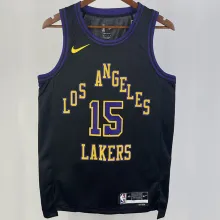 2023/24 Lakers REAVES #15 Black City Edition NBA Jerseys
