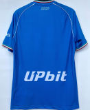 2023/24 Napoli 1:1 Quality Home Blue Fans Jersey 带胸前金章
