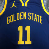 Warriors THOMPSON #11 Royal Blue NBA Jerseys