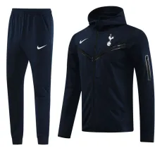 2024 TH FC Sapphire Blue Hoody Zipper Jacket Tracksuit