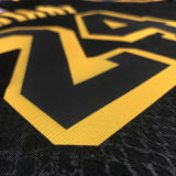 LA Lakers Before #8 After Bryant #24 Black Snake NBA Jerseys Hot Pressed前8后24