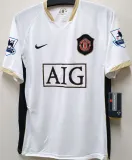 2006/07 M Utd Away White Retro Soccer Jersey