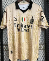 2023 AC Milan x KOCHÉ Glod Fans Soccer Jersey 带胸前章