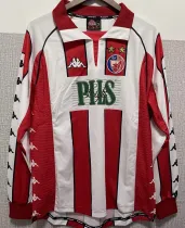 1999/01 Red Star Home Retro Long Sleeve Soccer Jersey