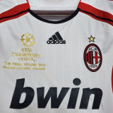 2006/07 AC Milan Away White Retro Soccer Jersey