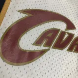 2003/04 Cleveland JAMES #23 Retro White NBA Jerseys热压