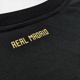 2011/12 RM Away Black Long Sleeve Retro Jersey