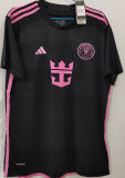 2023/24 Inter Miami 1:1 Quality Away Black Fans Jersey 胸前新广告