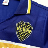 1996/97 Boca Home Blue Retro Soccer Jersey