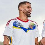 2024/25 Venezuela Away White Fans Soccer Jersey