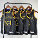 Lakers BRYANT #24 Black Kids NBA Jersey
