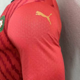 2023/24 Morocco Red Player Version Jersey