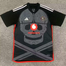 2023/24 Orlando Pirates Black Fans Soccer Jersey 奥兰多海盗