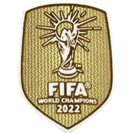植绒 (Flocking) FIFA WORLD CHAMPIONS 2022 Flocking Patch 2022 植绒 世界杯金杯 (You can buy it alone OR tell us which jersey to print it on. )