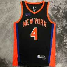2023 NY Knicks ROSE #4 Black City Edition NBA Jerseys
