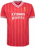 1981/82 LFC Home Red Retro Soccer Jersey