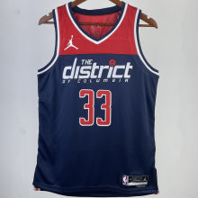 2023/24 Wizards KUZMA #33 Dark Blue NBA Jerseys