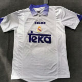 1997-1998 RM White Home Retro Soccer Jersey