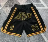 Lakers Black Four Bags NBA Pants