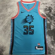 2023/24 Suns DURANT #35 Wathet City Edition NBA Jerseys