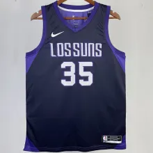 Suns DURANT #35 Purple City Edition NBA Jerseys